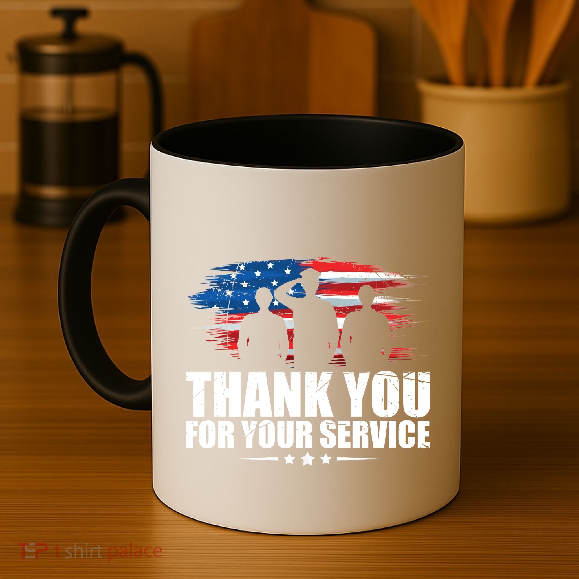 Thank You For Your Service Veteran Day Gift Coffee Mug