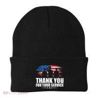 Thank You For Your Service Veteran Day Gift Beanie thumb 0
