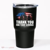 Thank You For Your Service Veteran Day Gift Tumbler thumb 0