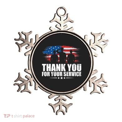 Thank You For Your Service Veteran Day Gift Ornament