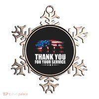 Thank You For Your Service Veteran Day Gift Ornament thumb 0