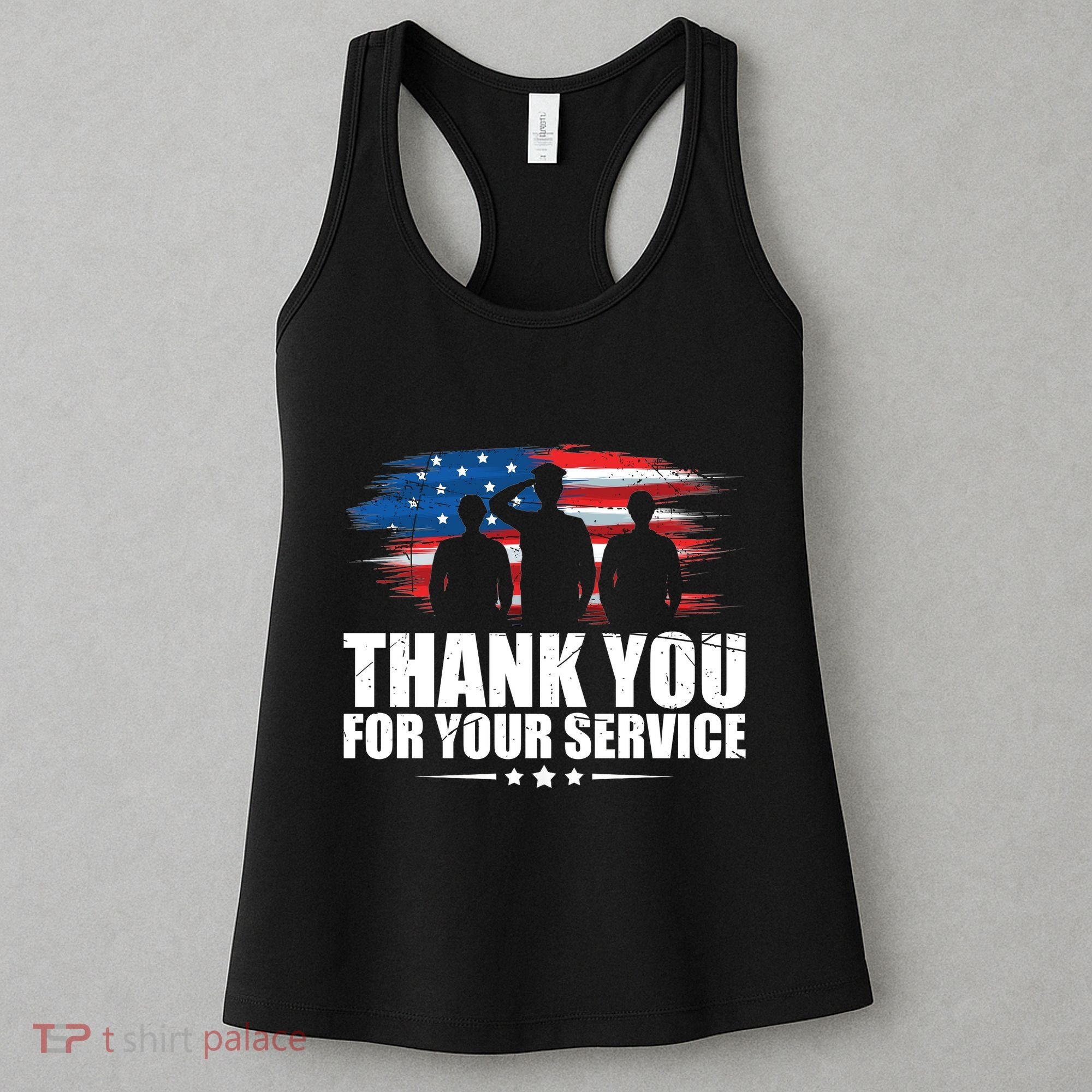 Thank You For Your Service Veteran Day Gift Women's Tank Top