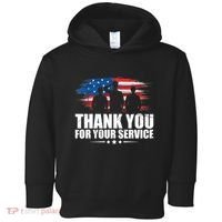 Thank You For Your Service Veteran Day Gift Toddler Hoodie thumb 0