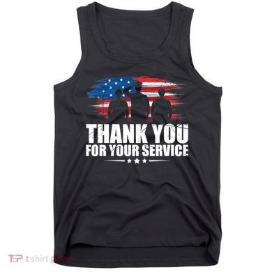 Thank You For Your Service Veteran Day Gift Tank Top