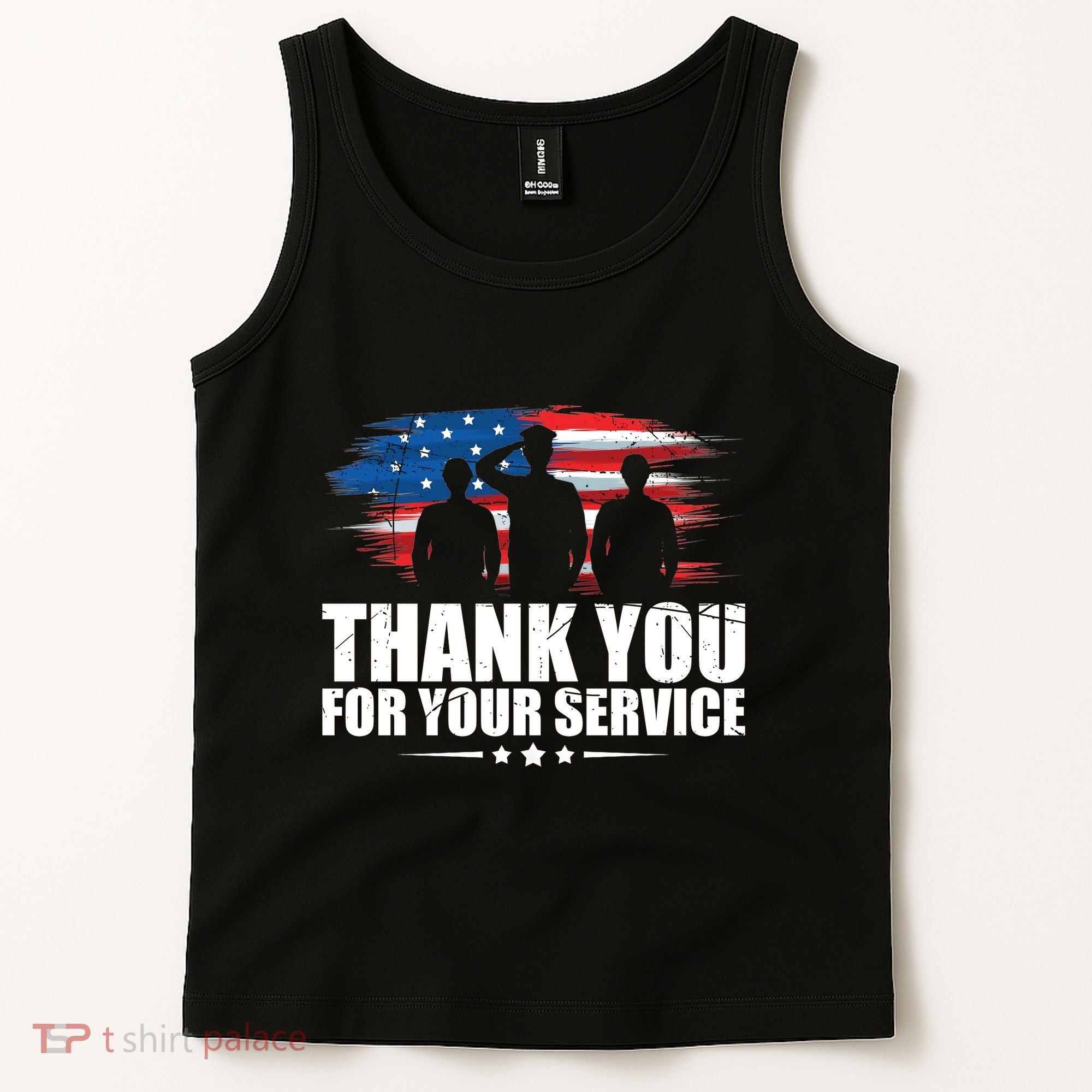 Thank You For Your Service Veteran Day Gift Tank Top