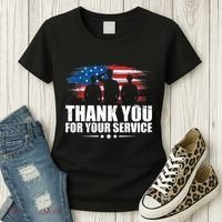 Thank You For Your Service Veteran Day Gift Women's T-Shirt thumb 3