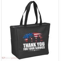 Thank You For Your Service Veteran Day Gift Tote Bag thumb 2