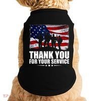 Thank You For Your Service Veteran Day Gift Doggie Tank thumb 0