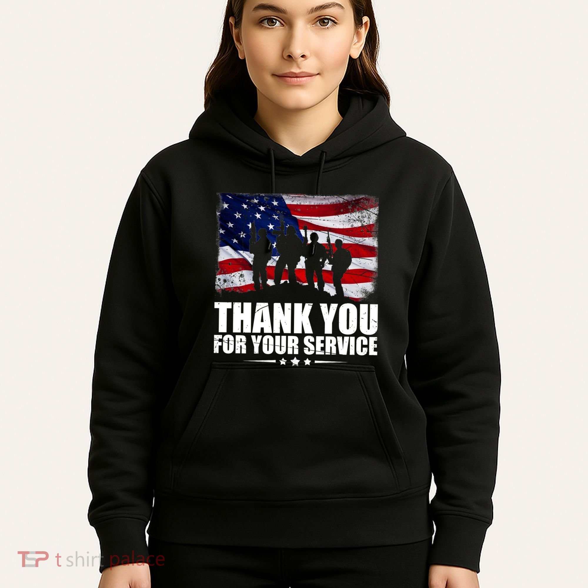 Thank You For Your Service Veteran Day Gift Hoodie