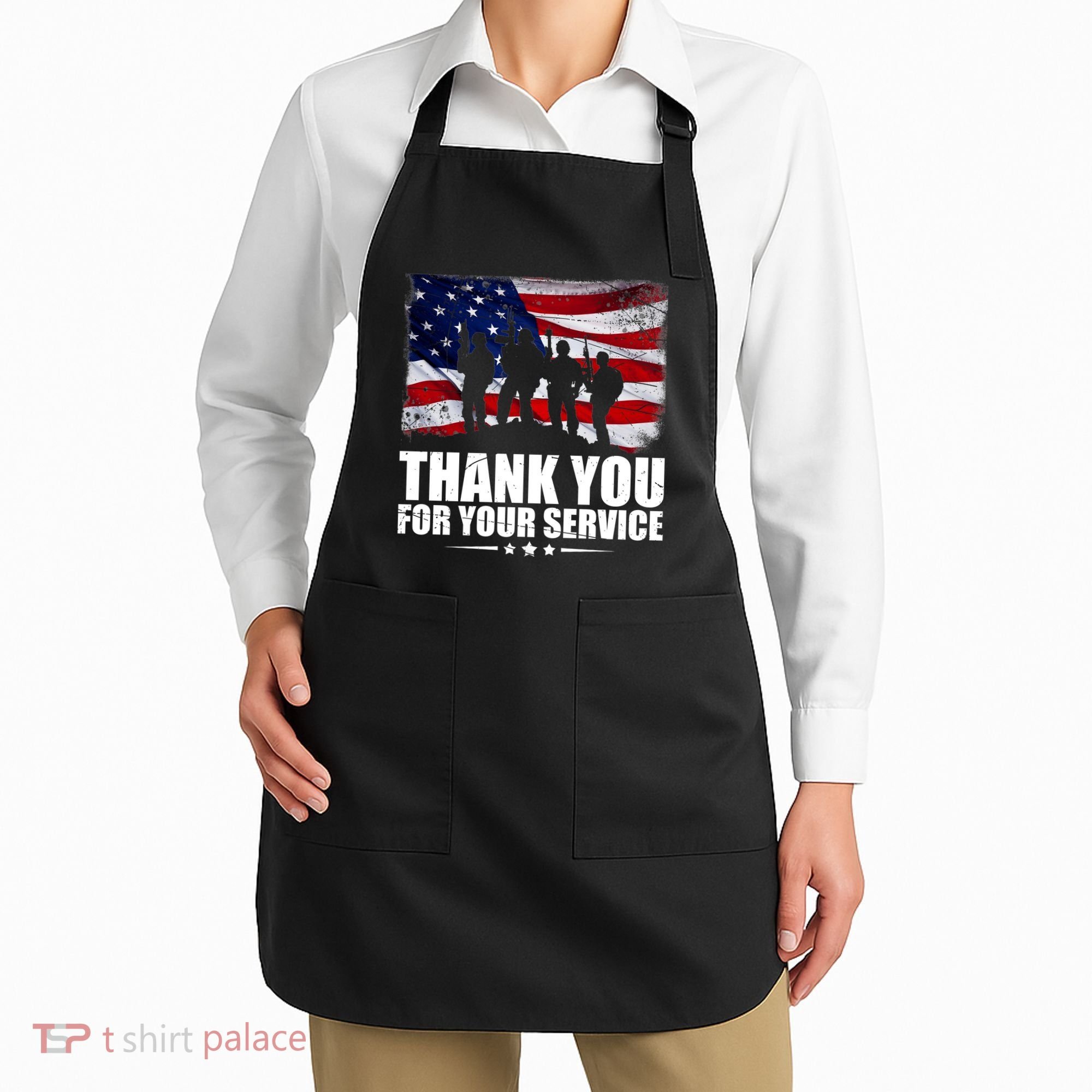 Thank You For Your Service Veteran Day Gift Apron