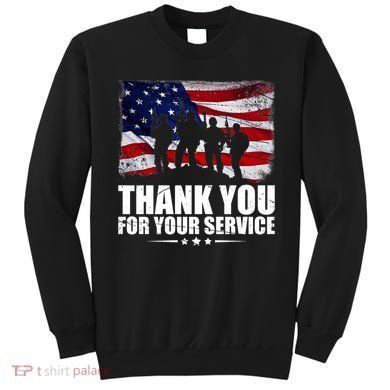 Thank You For Your Service Veteran Day Gift Sweatshirt
