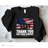 Thank You For Your Service Veteran Day Gift Sweatshirt thumb 2