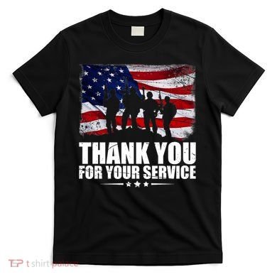 Thank You For Your Service Veteran Day Gift T-Shirt