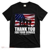 Thank You For Your Service Veteran Day Gift T-Shirt thumb 0