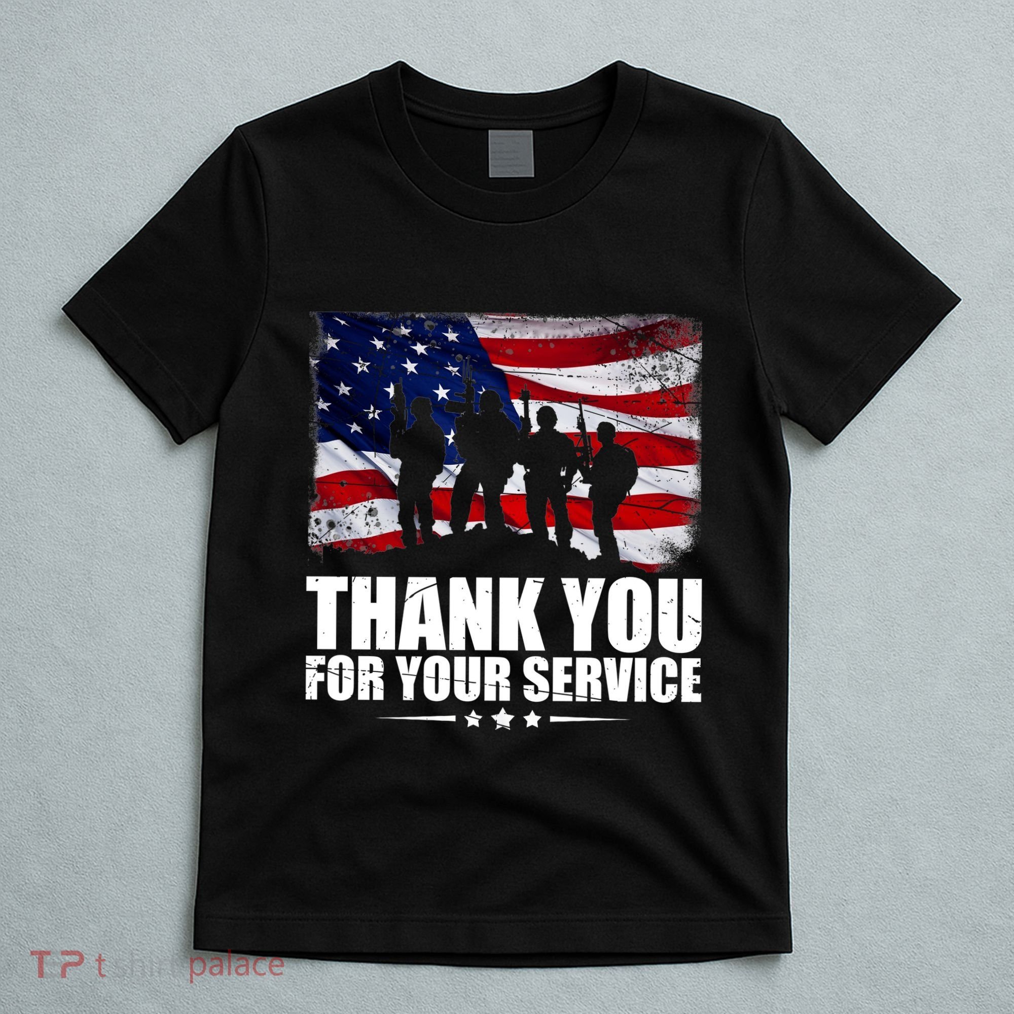 Thank You For Your Service Veteran Day Gift T-Shirt