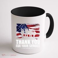 Thank You For Your Service Veteran Day Gift Coffee Mug thumb 1
