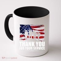 Thank You For Your Service Veteran Day Gift Coffee Mug thumb 0