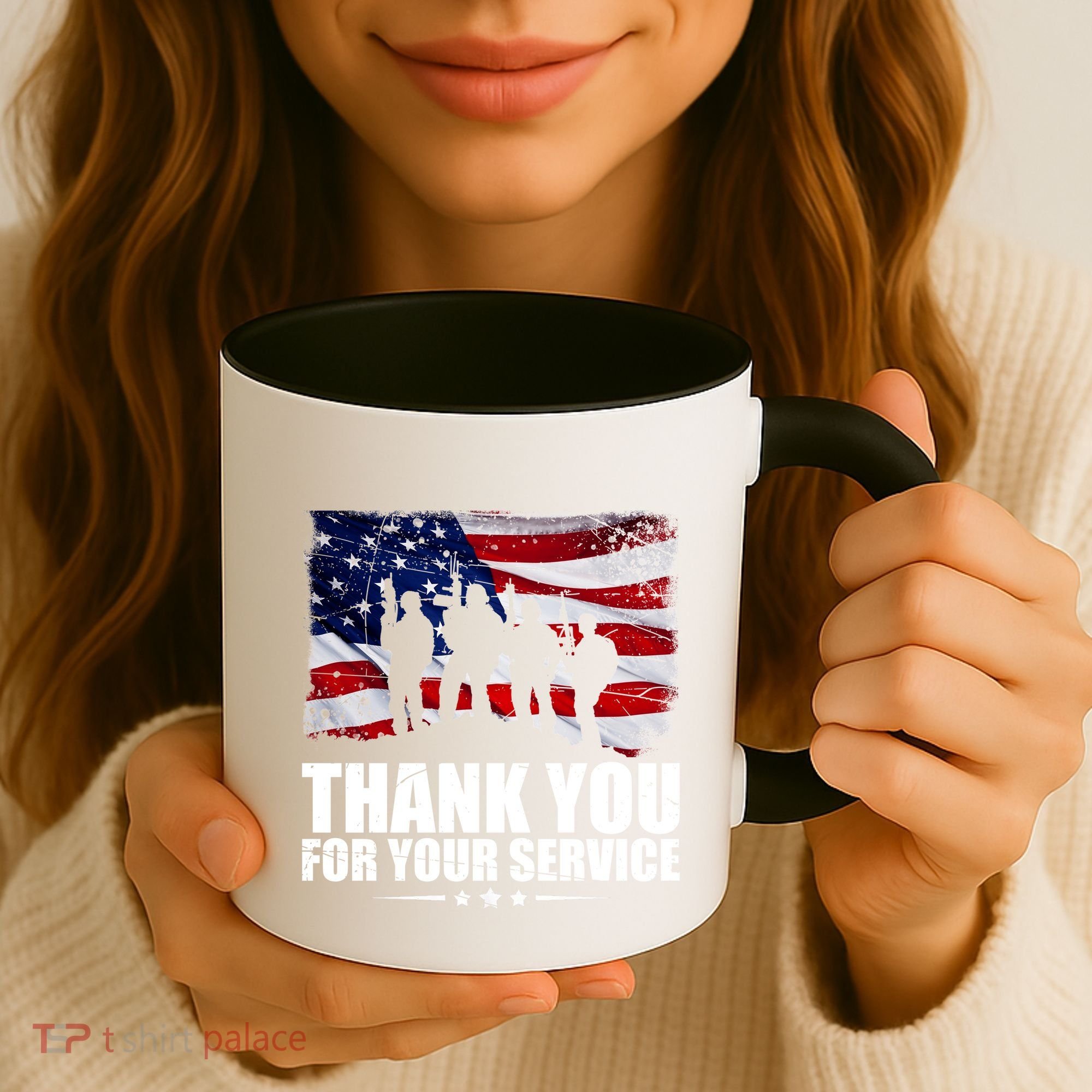 Thank You For Your Service Veteran Day Gift Coffee Mug