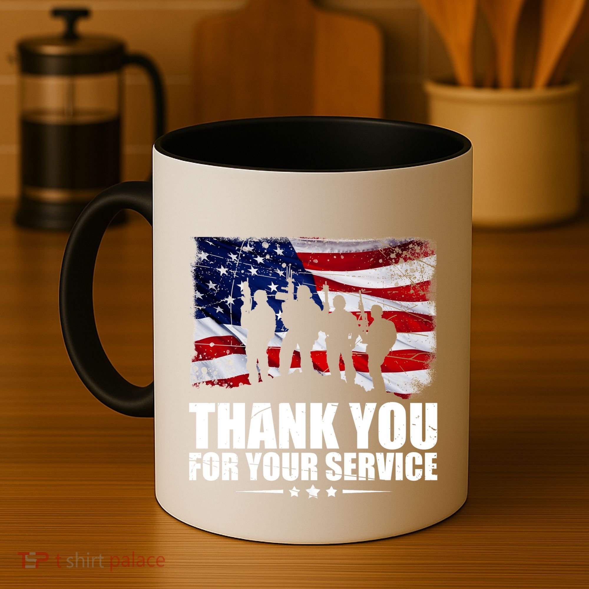 Thank You For Your Service Veteran Day Gift Coffee Mug