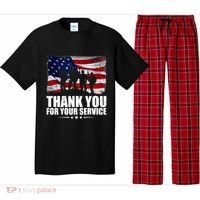 Thank You For Your Service Veteran Day Gift Pajama Set thumb 0