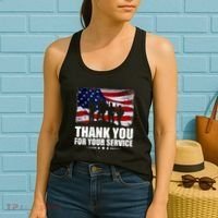 Thank You For Your Service Veteran Day Gift Women's Tank Top thumb 2
