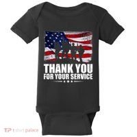 Thank You For Your Service Veteran Day Gift Baby Bodysuit thumb 0