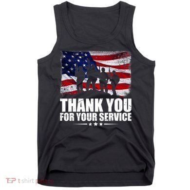 Thank You For Your Service Veteran Day Gift Tank Top