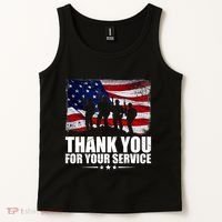 Thank You For Your Service Veteran Day Gift Tank Top thumb 2