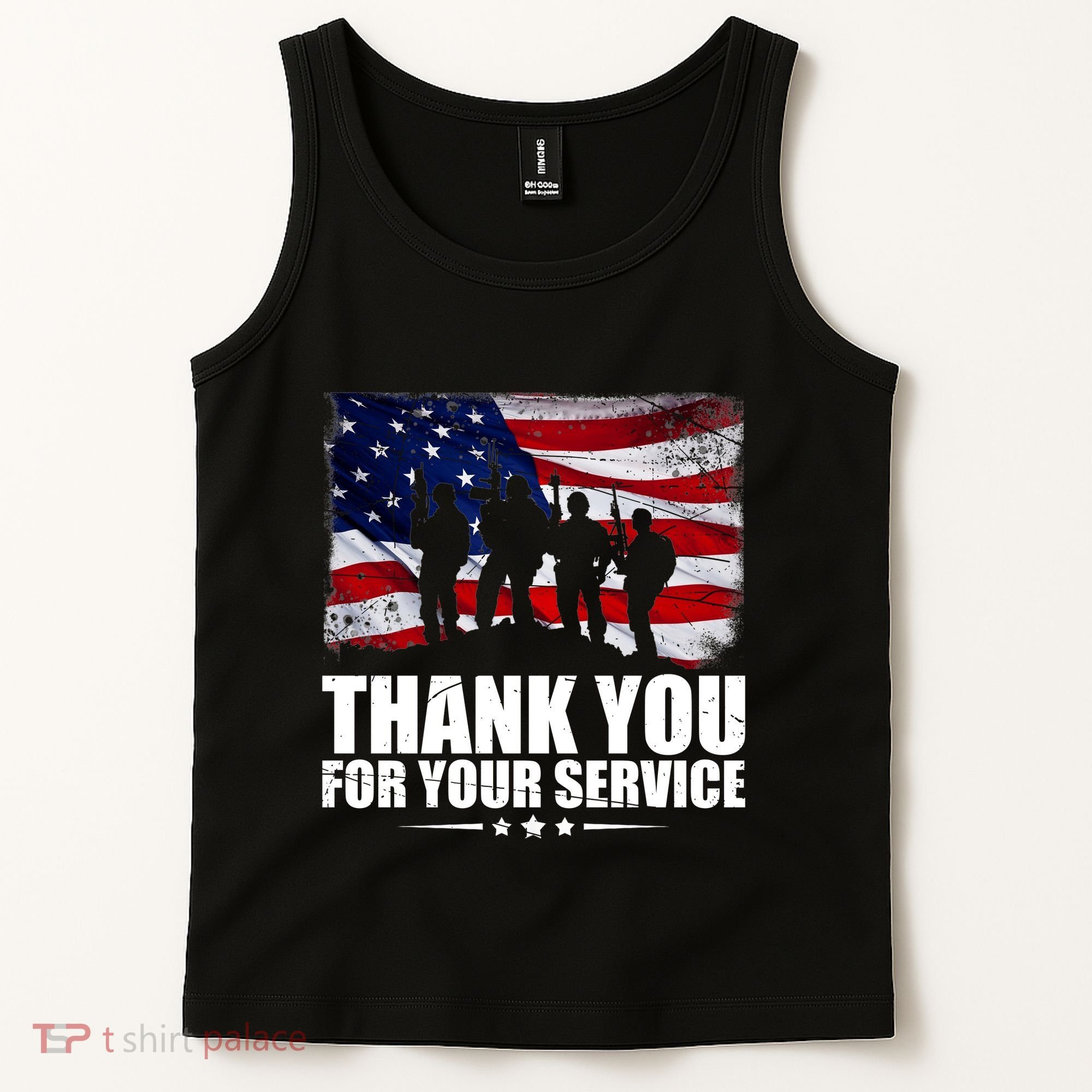 Thank You For Your Service Veteran Day Gift Tank Top