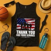 Thank You For Your Service Veteran Day Gift Tank Top thumb 4