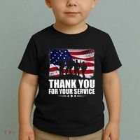 Thank You For Your Service Veteran Day Gift Toddler T-Shirt thumb 2