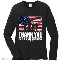 Thank You For Your Service Veteran Day Gift Women's Long Sleeve Shirt thumb 0