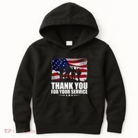Thank You For Your Service Veteran Day Gift Kids Hoodie thumb 0