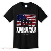 Thank You For Your Service Veteran Day Gift Kids T-Shirt thumb 0