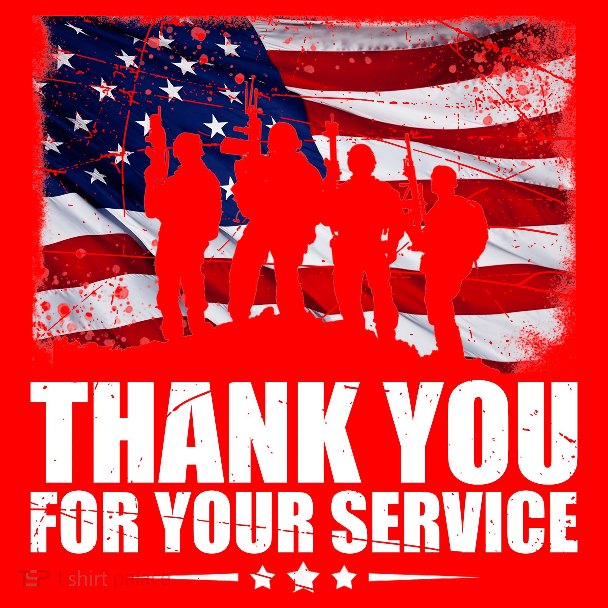Thank You For Your Service Veteran Day Gift Santa Hat