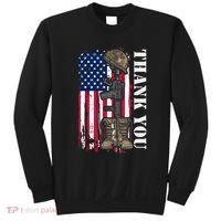 Thank You For Your Service Memorial Day USA American Flag Sweatshirt thumb 0