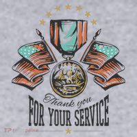 Thank You For Your Service Veteran Women's Sweatshirt thumb 2