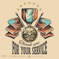 Thank You For Your Service Veteran Tote Bag thumb 4