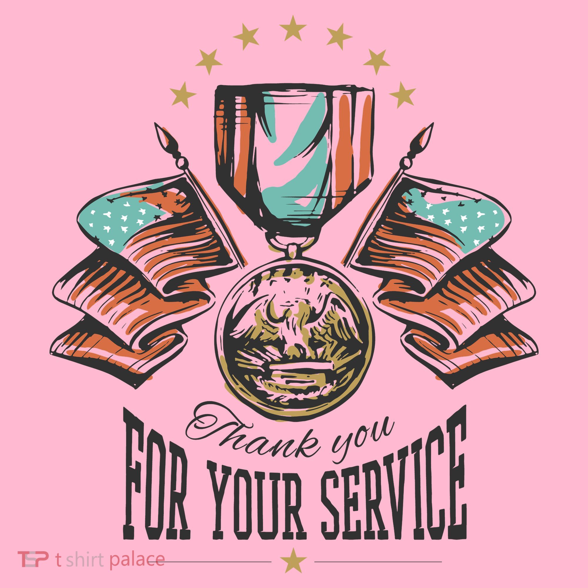 Thank You For Your Service Veteran Coaster