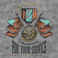 Thank You For Your Service Veteran Toddler Hoodie thumb 2