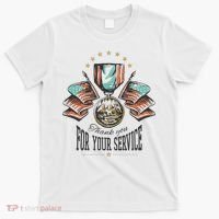 Thank You For Your Service Veteran T-Shirt thumb 0