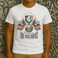 Thank You For Your Service Veteran T-Shirt thumb 3
