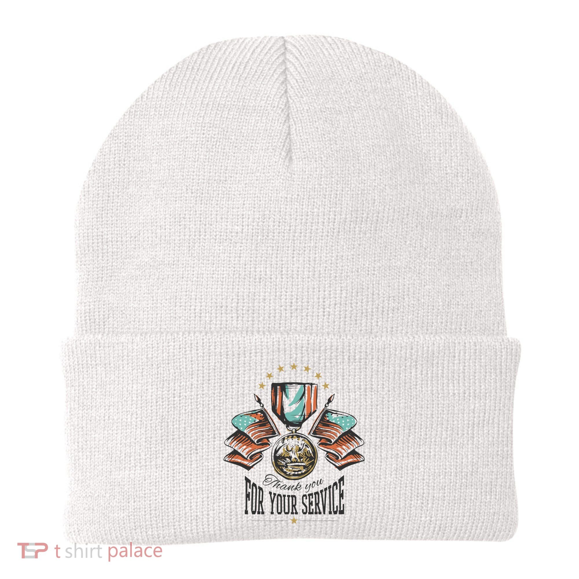 Thank You For Your Service Veteran Beanie