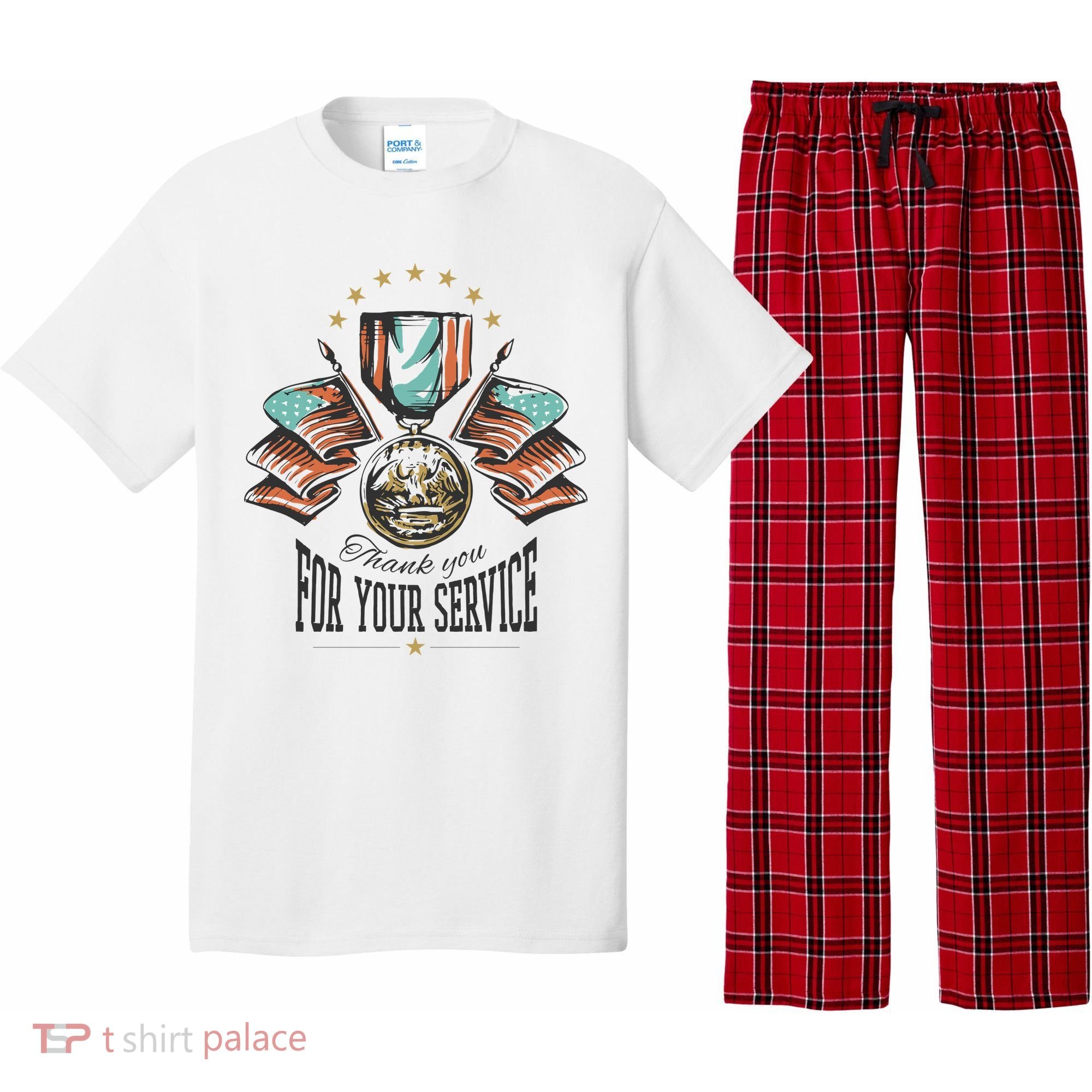 Thank You For Your Service Veteran Pajama Set
