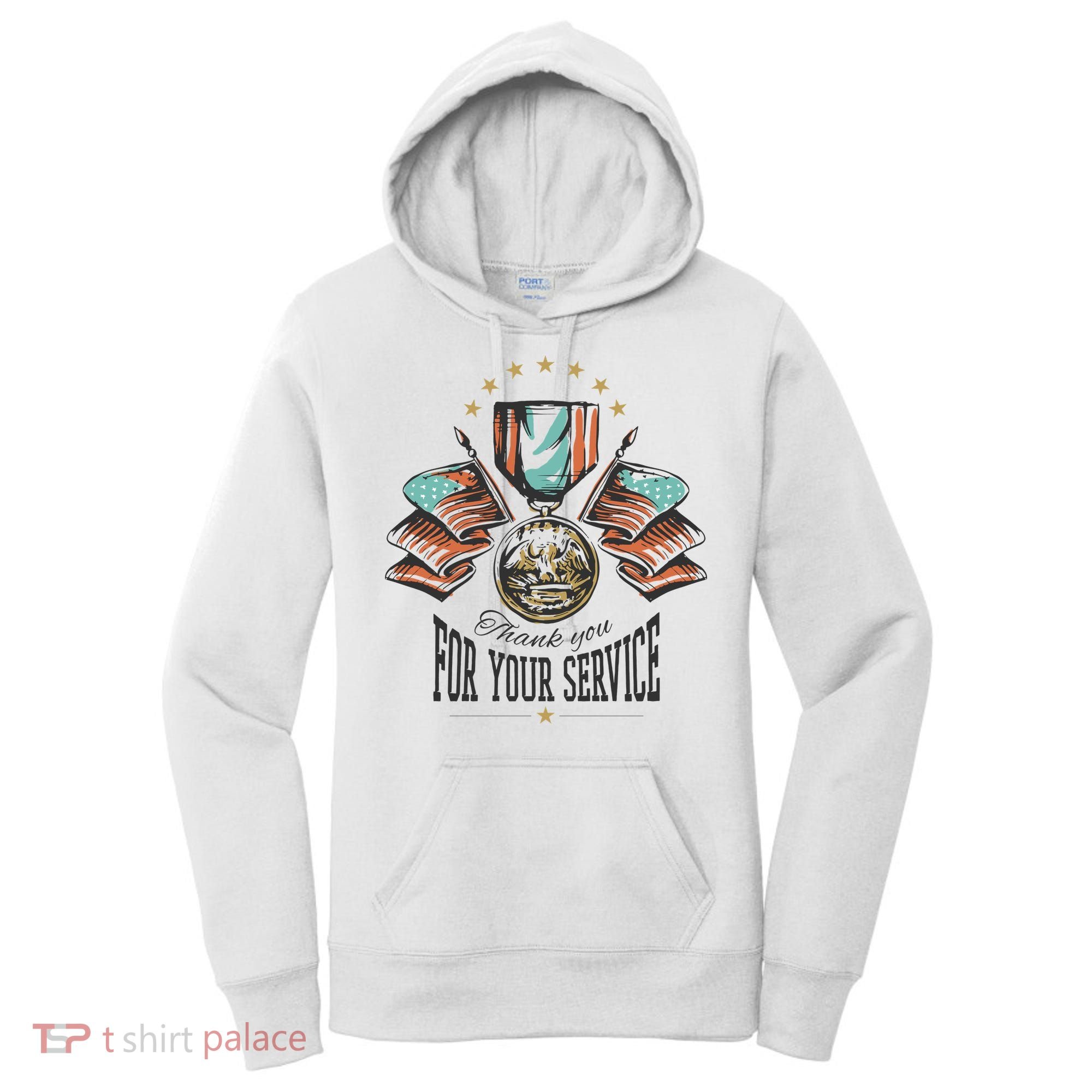 Thank You For Your Service Veteran Women's Hoodie