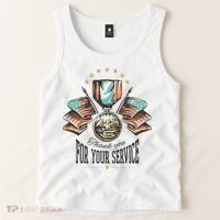 Thank You For Your Service Veteran Tank Top thumb 2