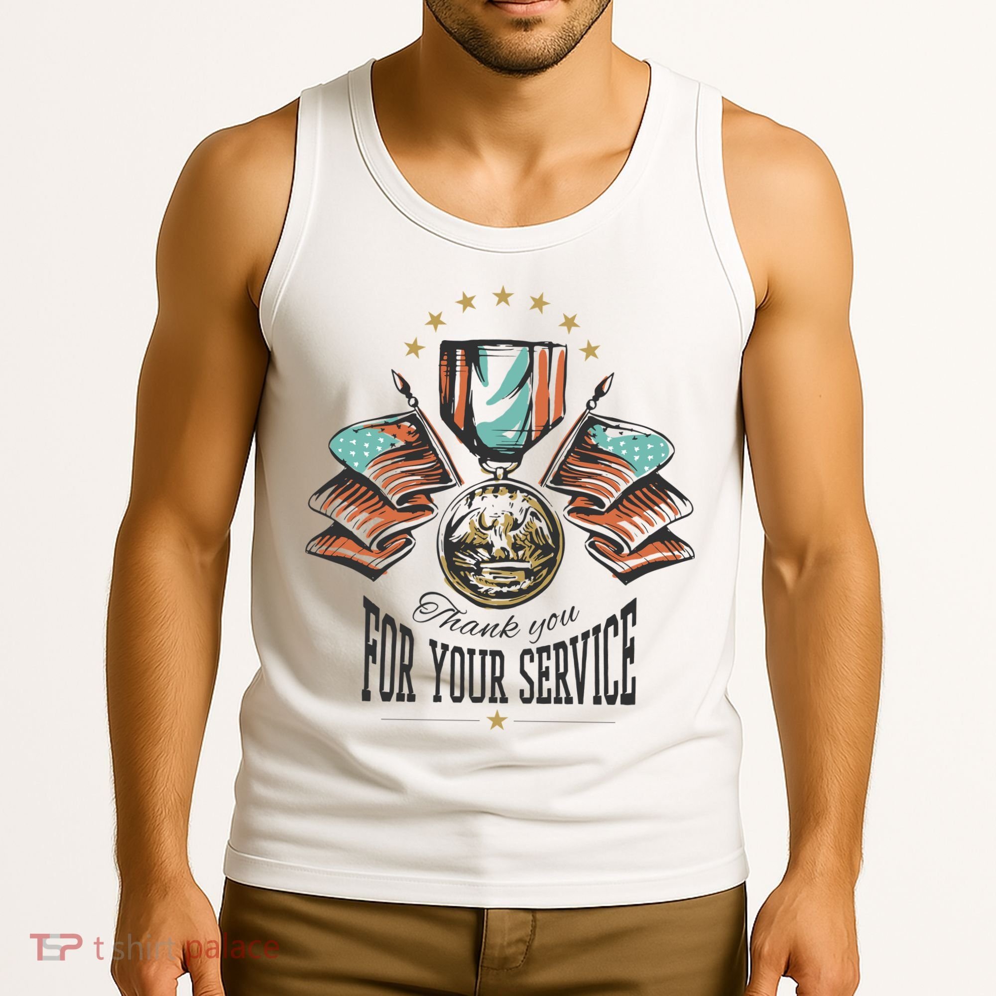 Thank You For Your Service Veteran Tank Top