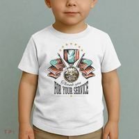 Thank You For Your Service Veteran Toddler T-Shirt thumb 2