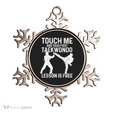 Taekwondo Your First Lesson Is Free Funny Martial Artist Gift Ornament