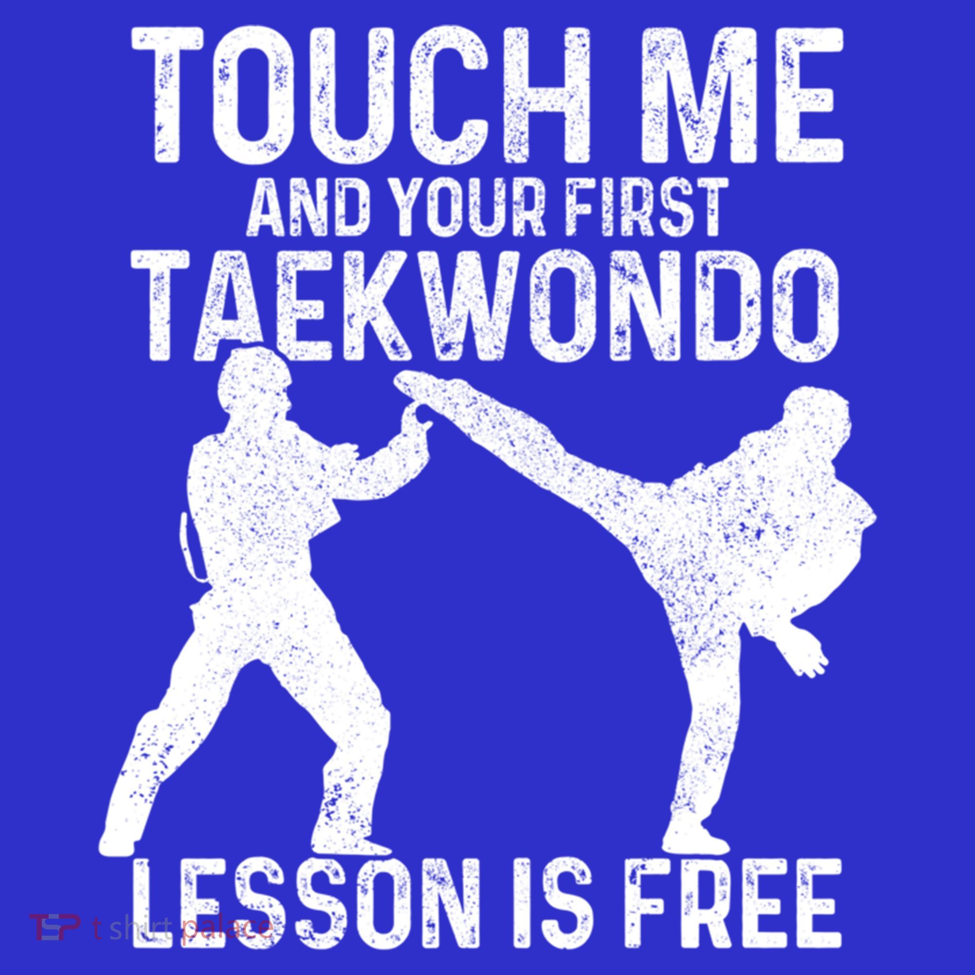 Taekwondo Your First Lesson Is Free Funny Martial Artist Gift Women's Tank Top